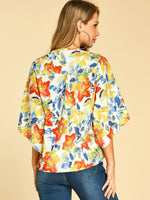 Custom Womens Floral Print Blouses