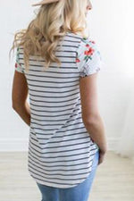NEW FEELING Womens White T-Shirts