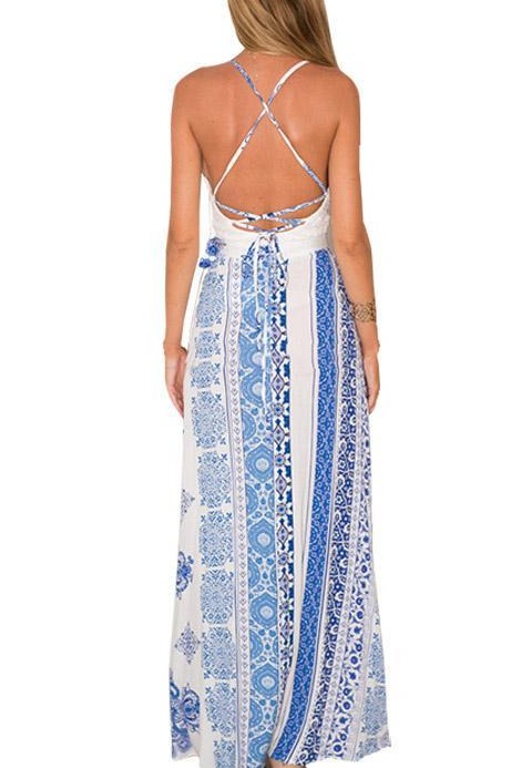 NEW FEELING Womens White Maxi Dresses