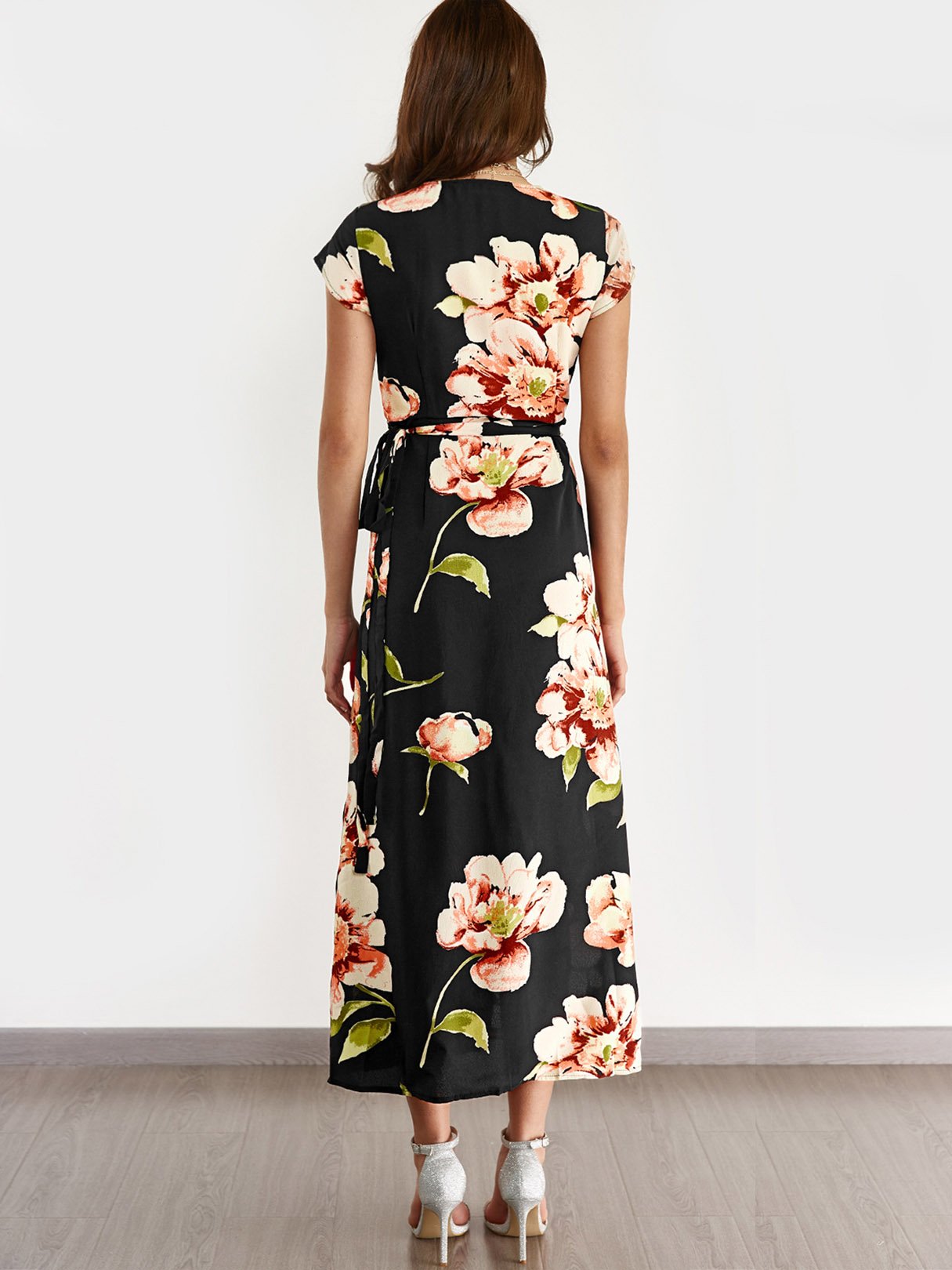 NEW FEELING Womens Black Maxi Dresses