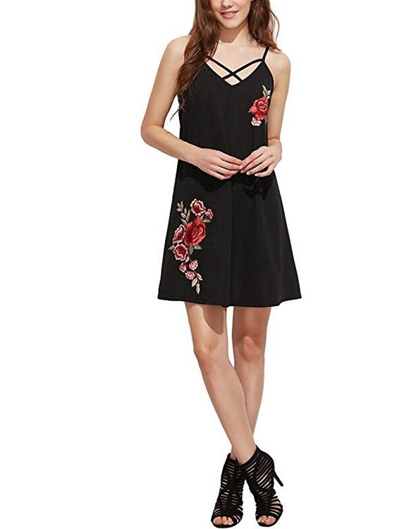 OEM Ladies Black Casual Dresses
