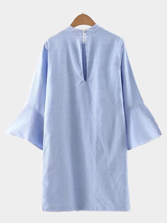 NEW FEELING Womens Blue Casual Dresses