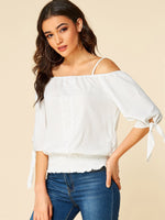 OEM Ladies White Blouses