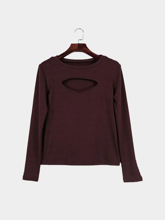 OEM ODM Ladies Burgundy T-Shirts