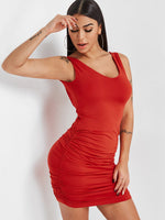 OEM Ladies Red Sexy Dresses