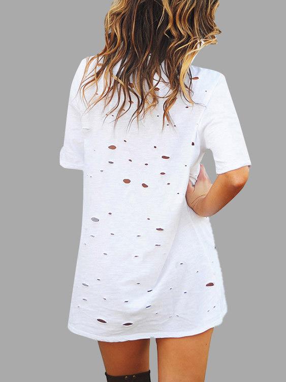 NEW FEELING Womens White Mini Dresses