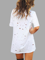 NEW FEELING Womens White Mini Dresses