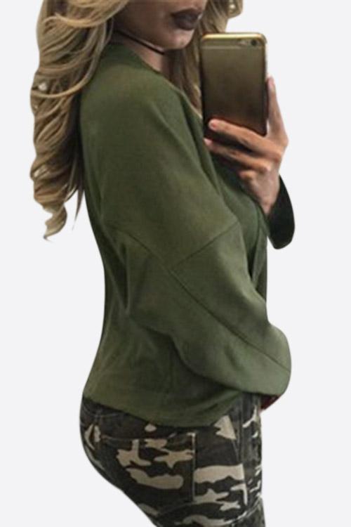 NEW FEELING Womens Green T-Shirts