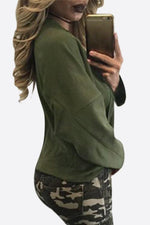 NEW FEELING Womens Green T-Shirts