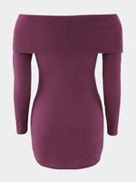NEW FEELING Womens Burgundy Mini Dresses