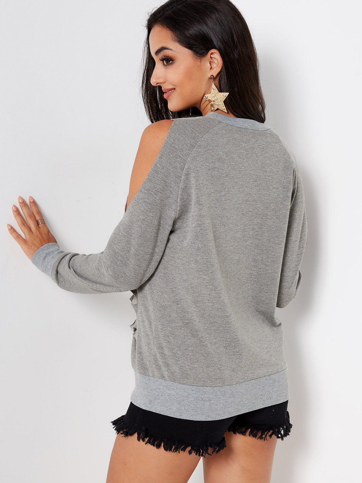 NEW FEELING Womens Grey T-Shirts