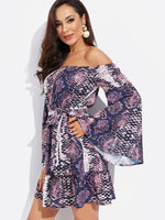 ODM Ladies Long Sleeve Mini Dress