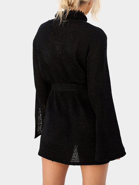 NEW FEELING Womens Black Casual Dresses