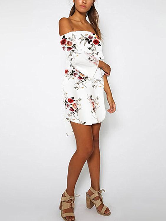 OEM ODM White Shift Dress