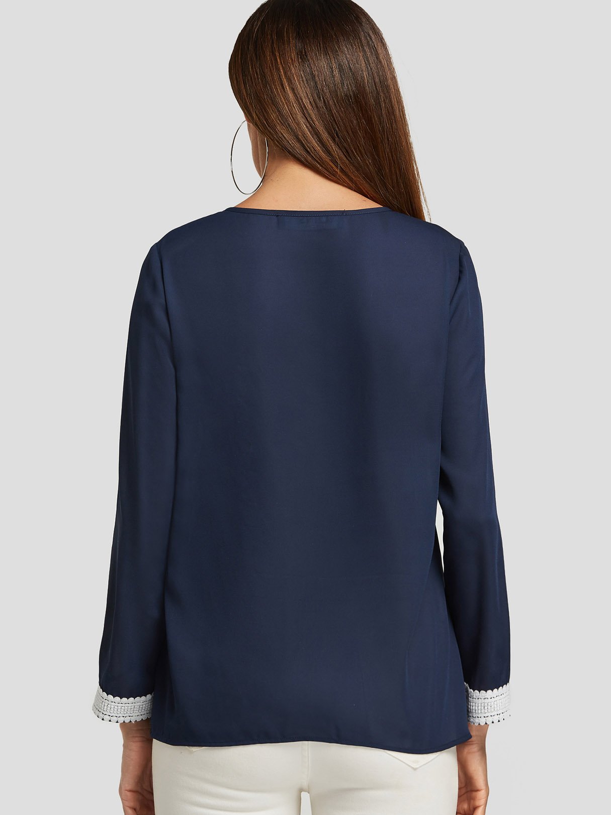 NEW FEELING Womens Navy Blouses