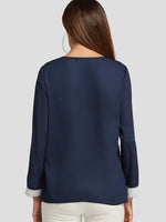 NEW FEELING Womens Navy Blouses