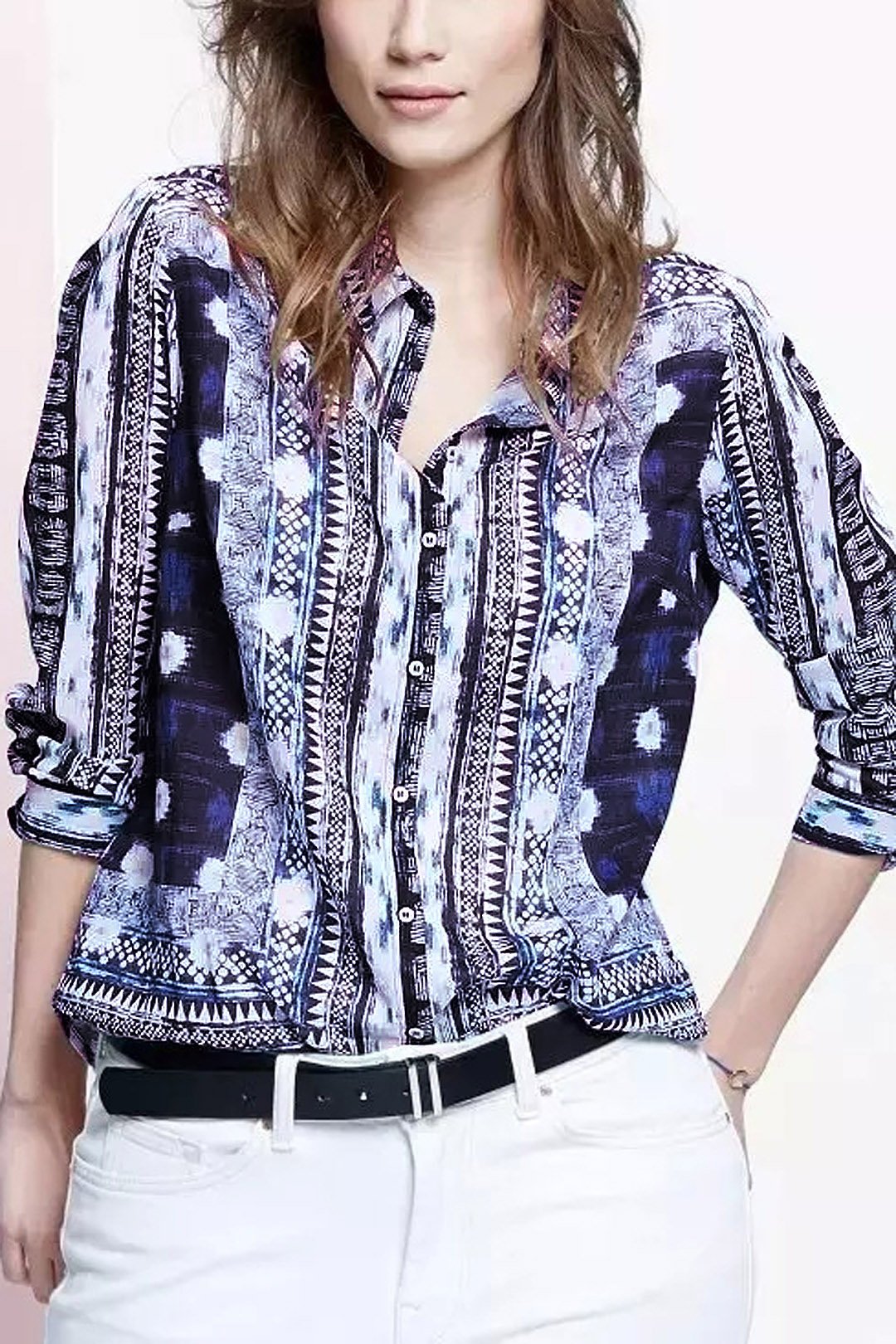Wholesale Classic Collar Long Sleeve Blouses