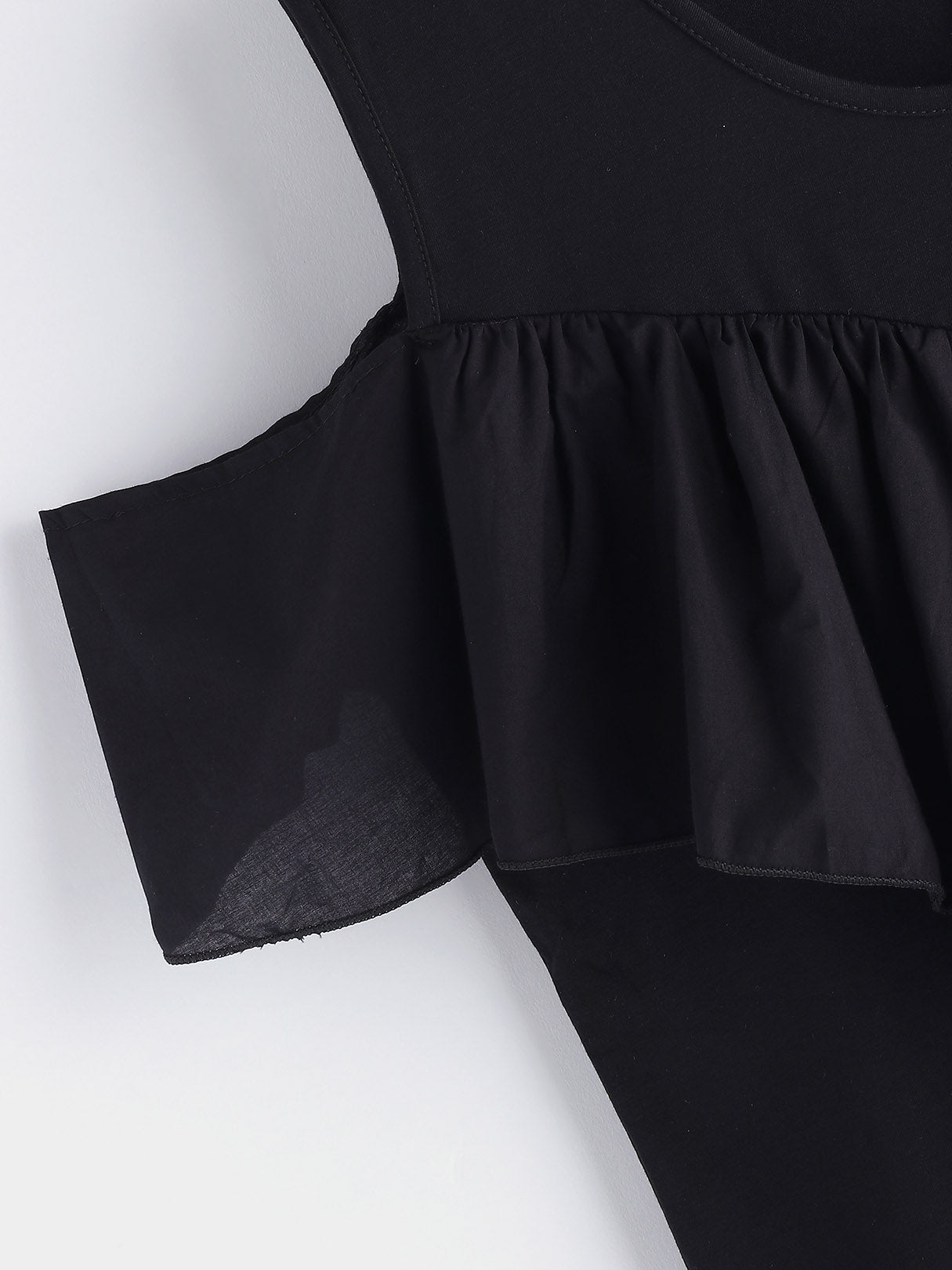OEM Ladies Black Plus Size Tops