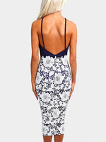 NEW FEELING Womens Navy Midi Dresses