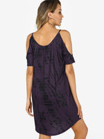 NEW FEELING Womens Purple Casual Dresses