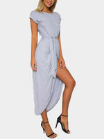 NEW FEELING Womens Grey Midi Dresses