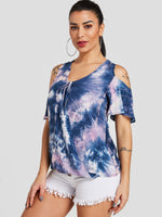 OEM Ladies Blue T-Shirts