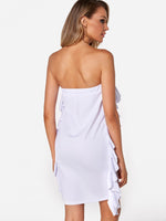 NEW FEELING Womens White Sexy Dresses