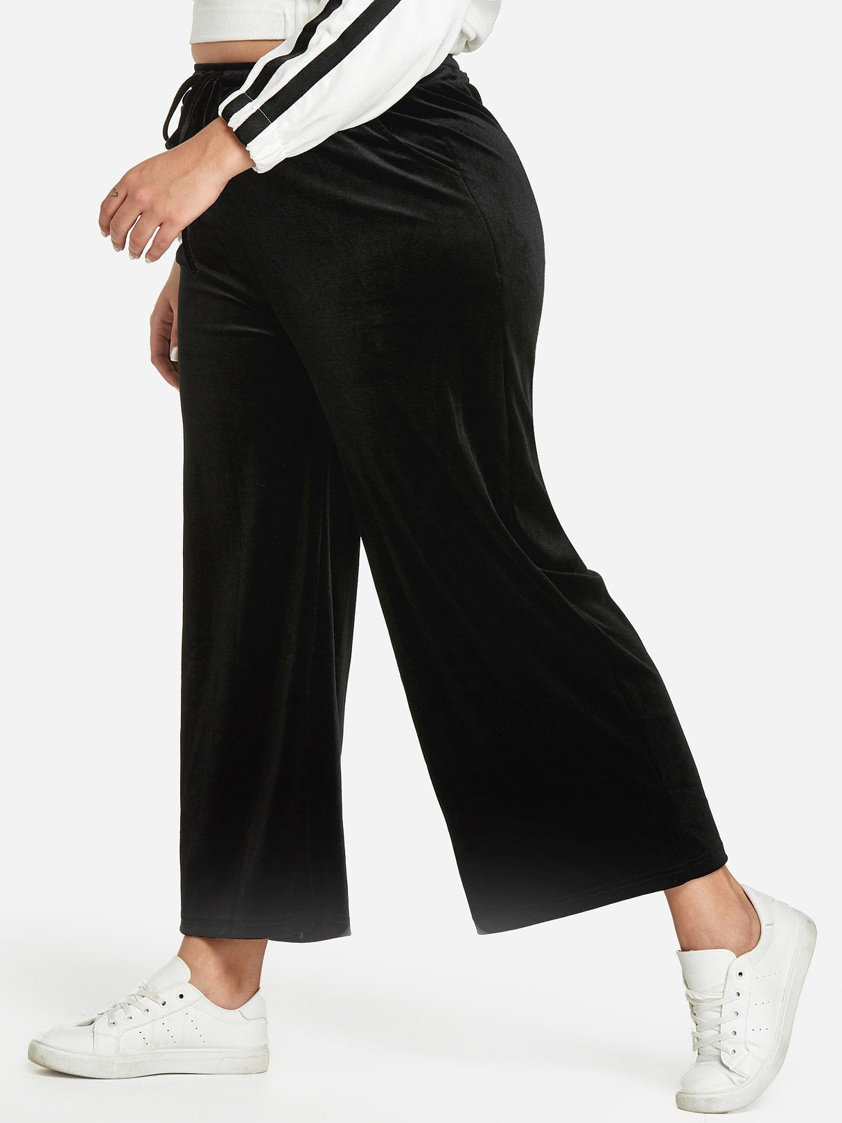 OEM Ladies Black Plus Size Bottoms
