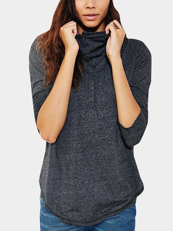 Wholesale Long Sleeve Black T-Shirts