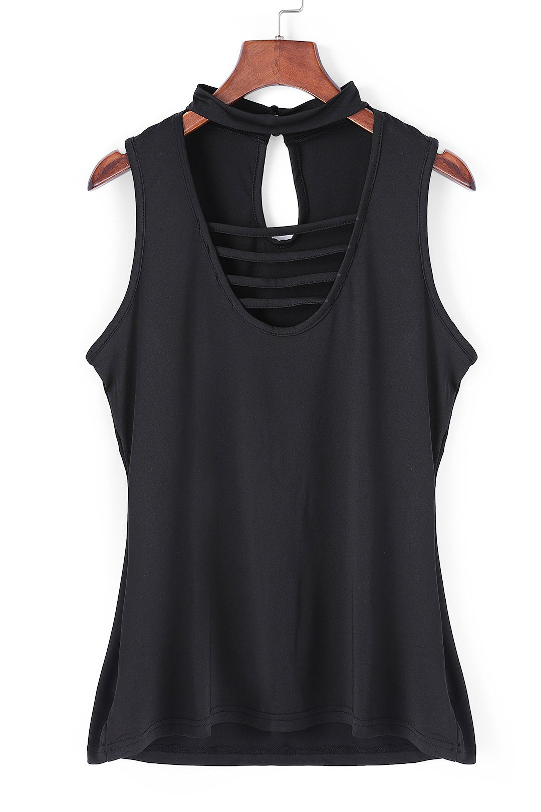 NEW FEELING Womens Black Camis