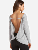 NEW FEELING Womens Grey T-Shirts