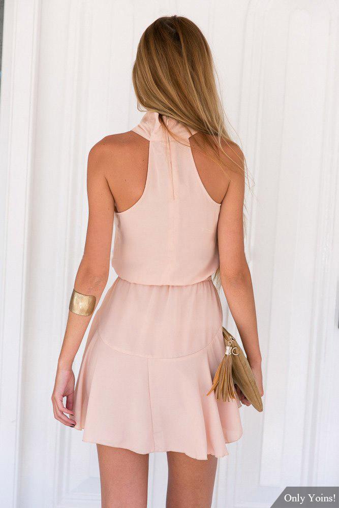 NEW FEELING Womens Pink Mini Dresses