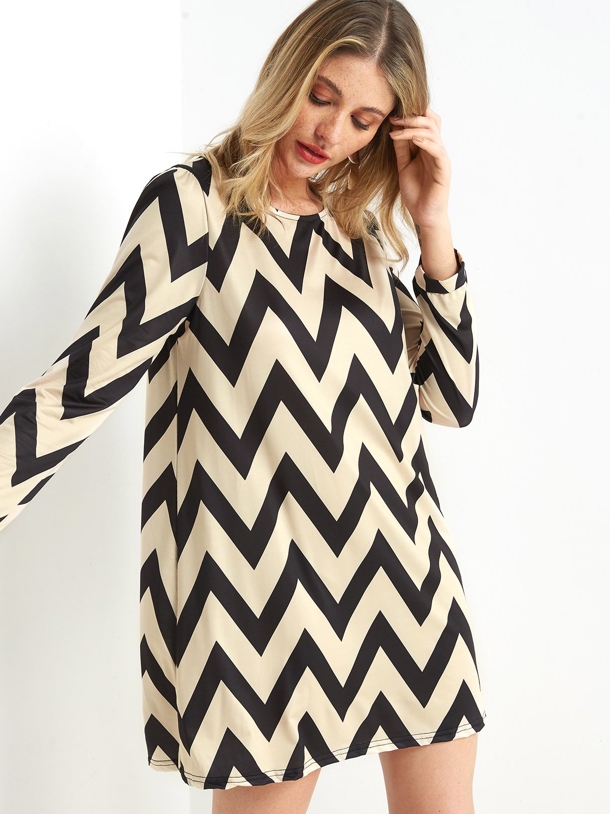 ODM Ladies Long Sleeve Casual Dresses