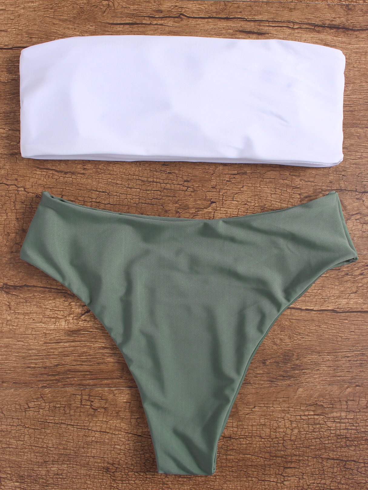 NEW FEELING Womens White Bikinis
