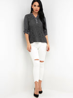 OEM ODM Shiny Womens Blouses