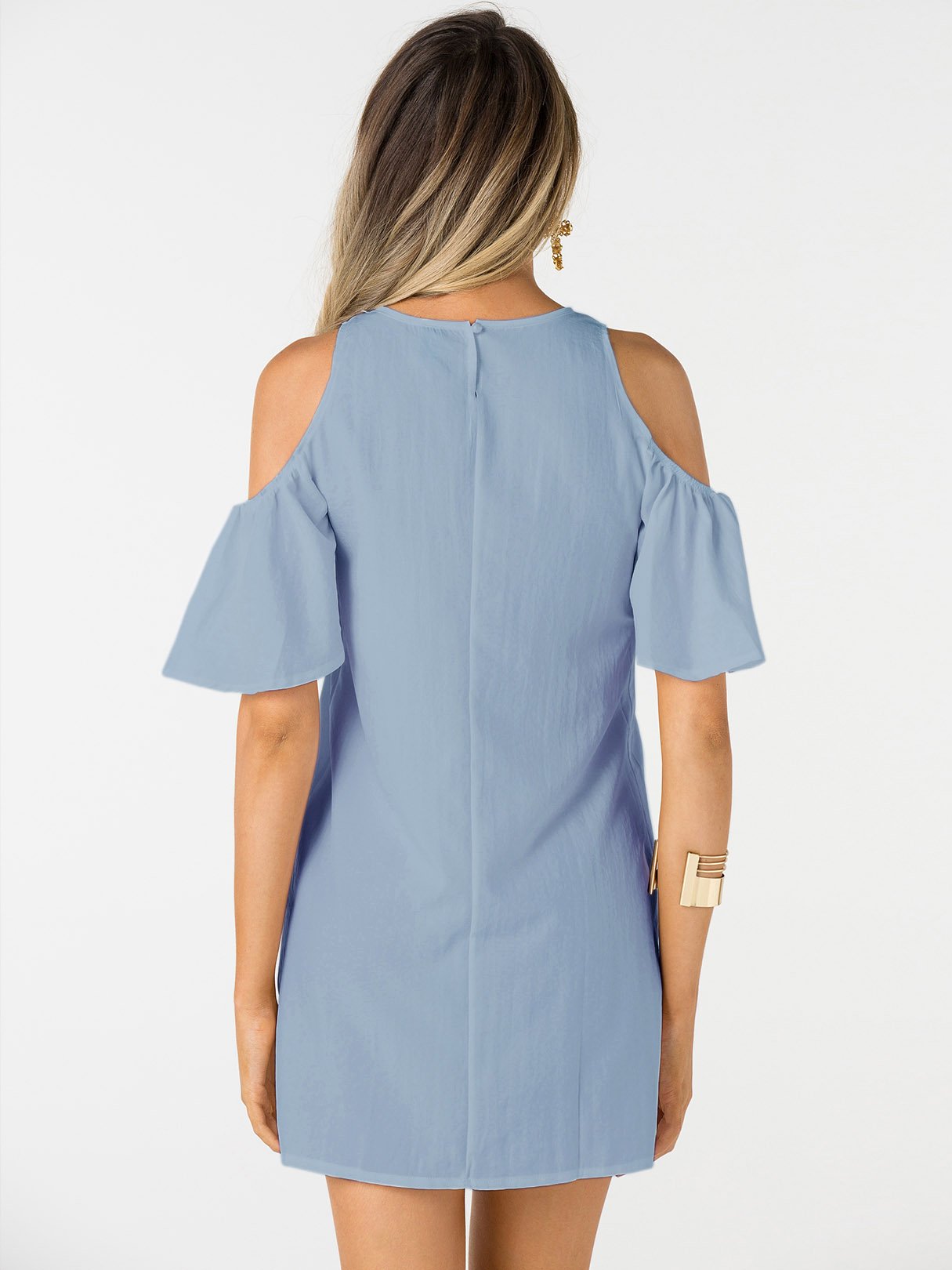 NEW FEELING Womens Blue Mini Dresses