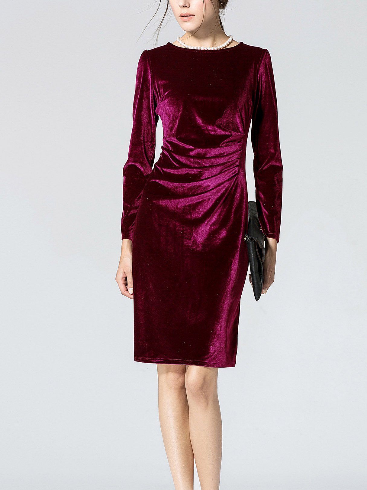 ODM Ladies Long Sleeve Sexy Dress