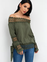 OEM Ladies Army Green Blouses