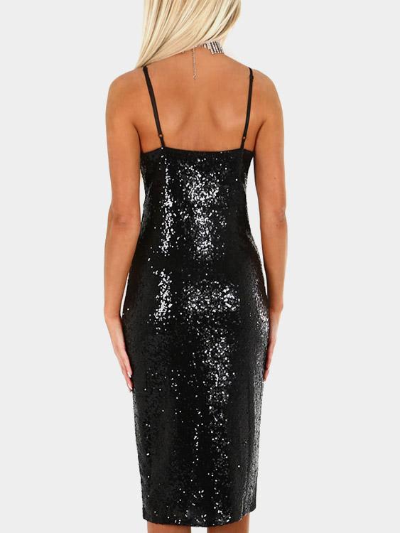 NEW FEELING Womens Black Sexy Dresses