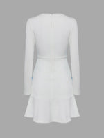 NEW FEELING Womens White Mini Dresses