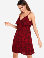 OEM Ladies Red Casual Dresses