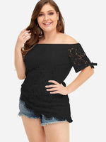 OEM Ladies Black Plus Size Tops