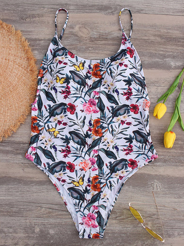 Wholesale Floral Print One-Pieces Swimsuits