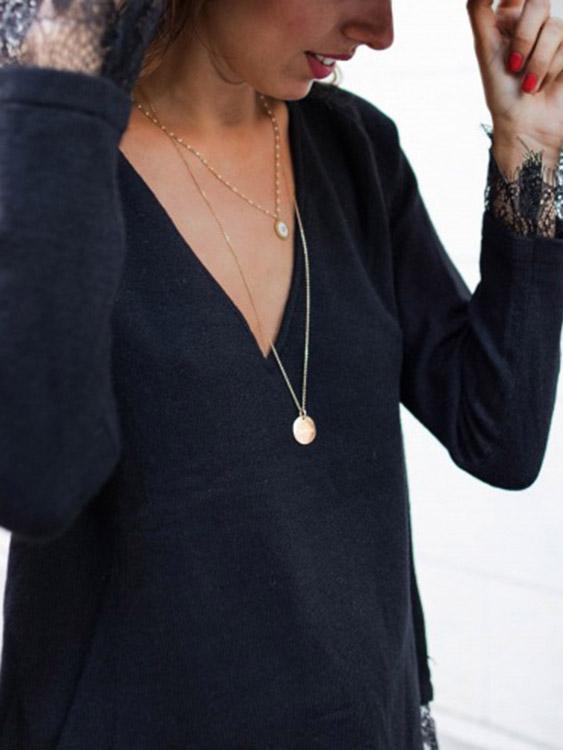 OEM Ladies Black T-Shirts