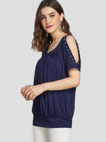 OEM Ladies Navy T-Shirts