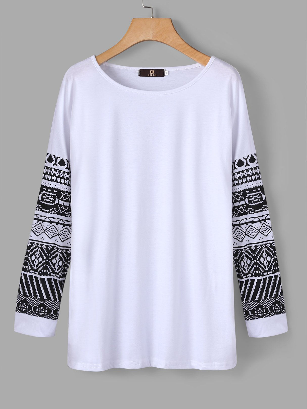 NEW FEELING Womens White T-Shirts