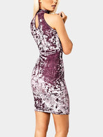 NEW FEELING Womens Purple Mini Dresses