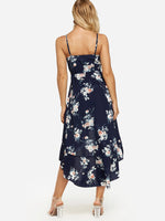 NEW FEELING Womens Navy Floral Dresses