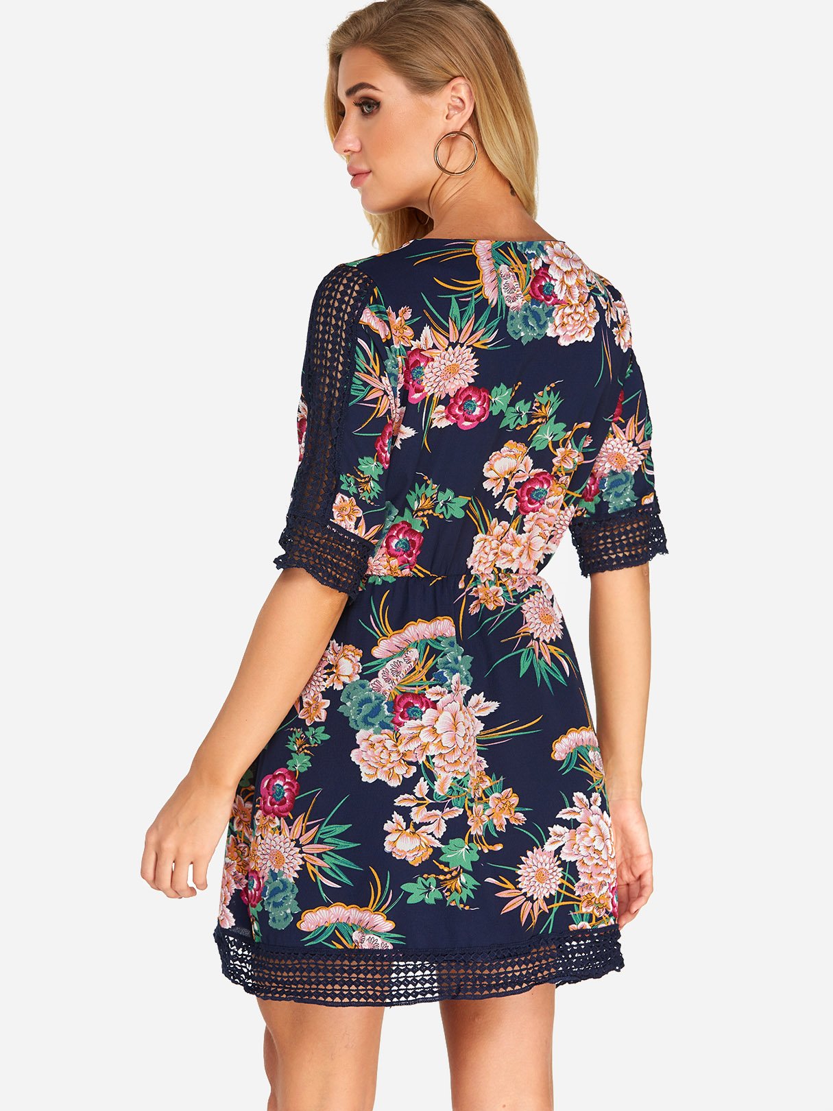 NEW FEELING Womens Navy Mini Dresses