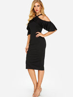 OEM Ladies Black Sexy Dresses